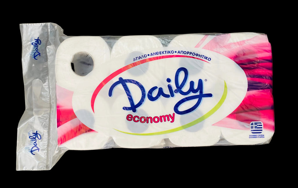 Daily Economy Χαρτί Υγείας – 2 φύλλο - 8 Ρολά