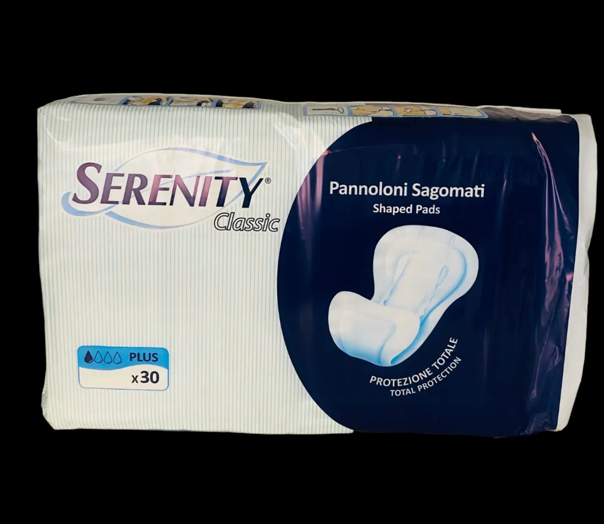 Serenity Classic Plus                 Σερβιέτες Ακράτειας.             30 τεμάχια