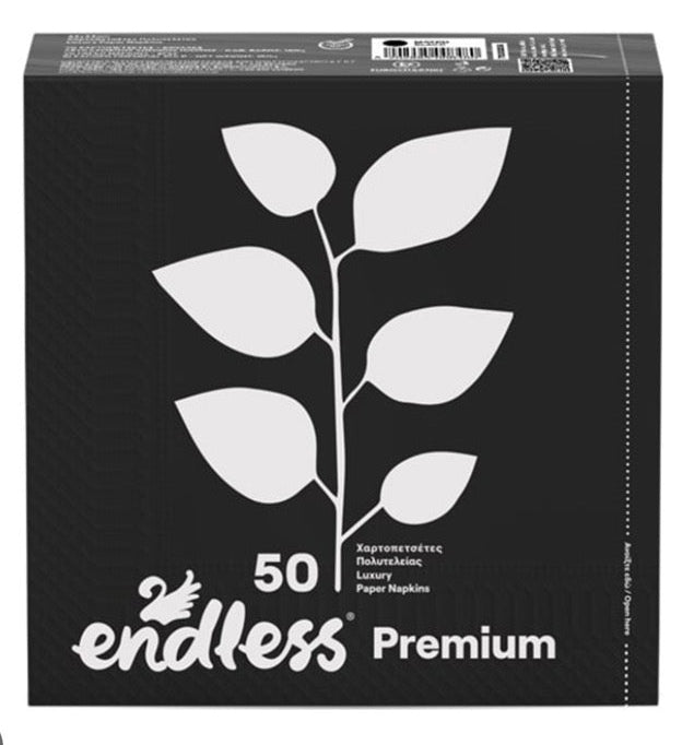 Endless Premium Luxury Χαρτοπετσέτες – 33×33 cm, 50 τεμάχια
