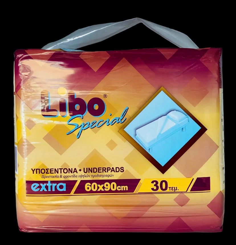 Libo Special Extra – Υποσέντονα 60×90 cm.       30 τεμάχια