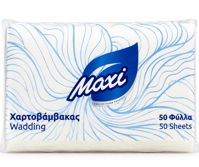 Χαρτοβάμβακας Maxi – 50 Φύλλα